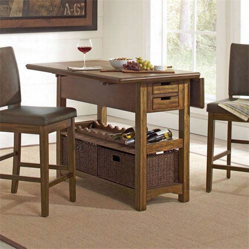 Coaster Furniture 105567 Salerno Counter Height  Island In Amber