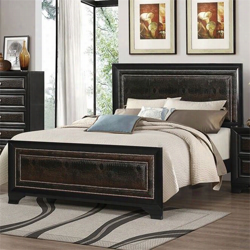 Coaster Furniture 203811kw Delano California King Bed  In Rubbed Black