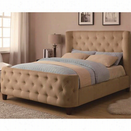Coaster   Furniture 300248q Queen  Upholstered Bed
