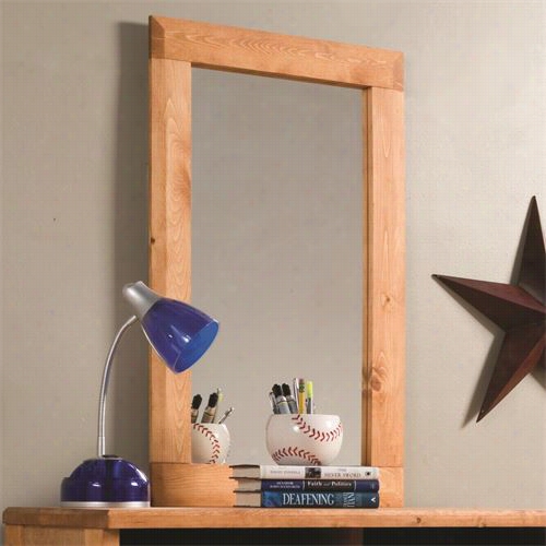 Coaster Furniture 460144 Wrangle Hill Tall Rectangular  Mirror In Amber Wash