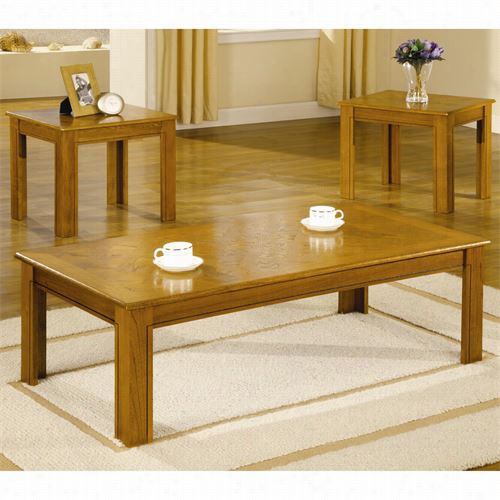 Coastwr Frunituree 5168 3 Piece S Parquet Top Occasional Table Set