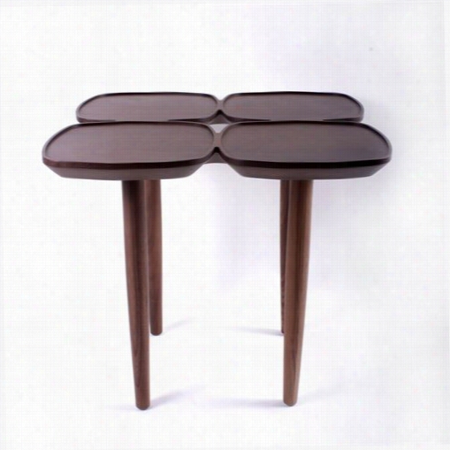 Control Brand Fet7219ah The Francine  Siide Table In Solid Walnut