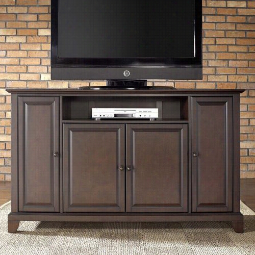 Crosley Furniture Kf10001cma Newport 60"" Tv Stand In Vintage Mahogany Finish