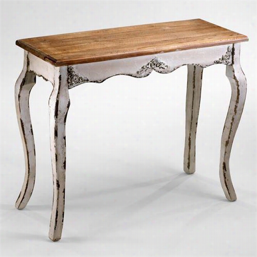 Cyan Desiign 04253 Cotswold Console Table Ina Ntique White