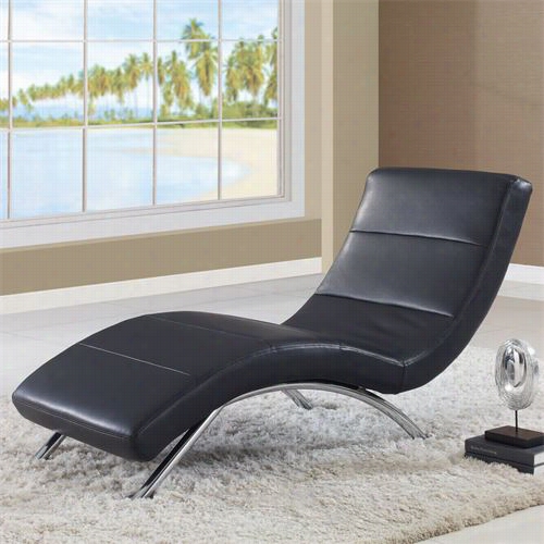 Global Furniture R820-r2v Leather Chaise Lounge