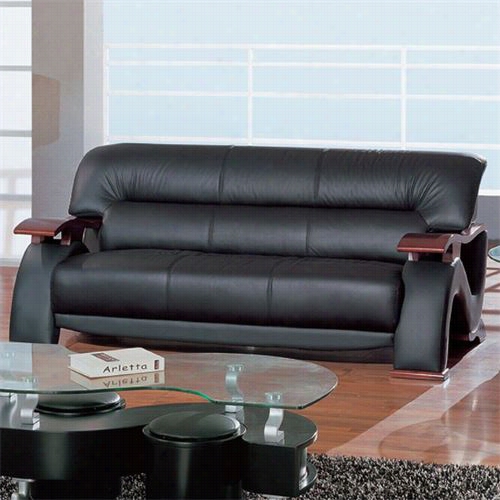 Global Furniture U2033-lv Lather Equal Sofa