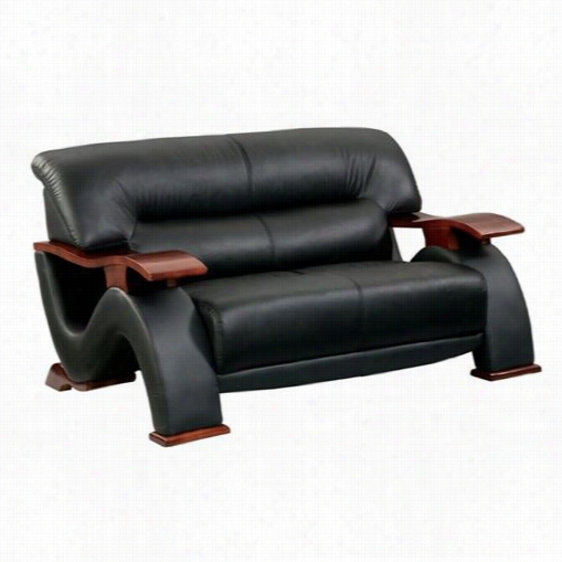 Global Furniture U2033-rv Bonded Leatherr Loves Eat With Wood Legs