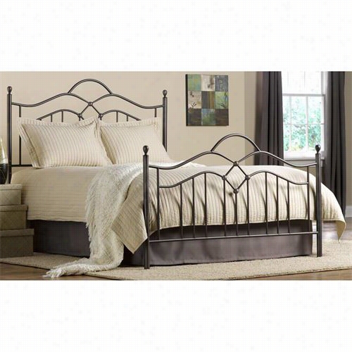 Hillsdal Fudniture 1300bk Oklahoma King Bed Set  Inbronze - Rails Not Included