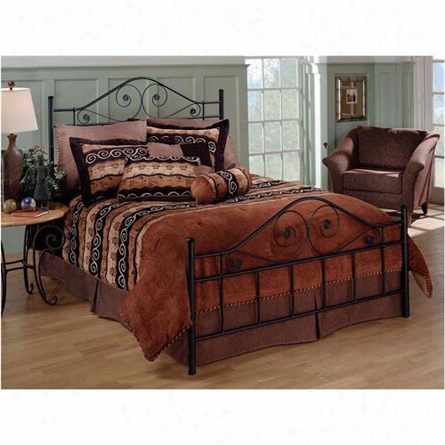 Hillsdale Furnitrue 1403bk Harrison King Bex Set In Textuted Black -rails Ont Included