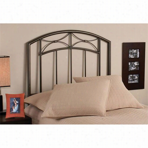 Hillsdale Furniture 1545-340 Morris Twin Headboard In Magnesium Pewter - Rails No Tincluded