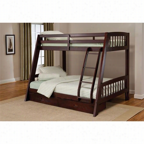 Hillsdale Furniture 1668bb Rockdale Bunk Bed Set In Espresso