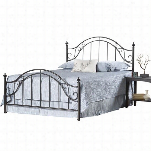 Hillsdale Furn Iture 1681bfr Clayyton Full Bed Set With Rails In Matte Brown