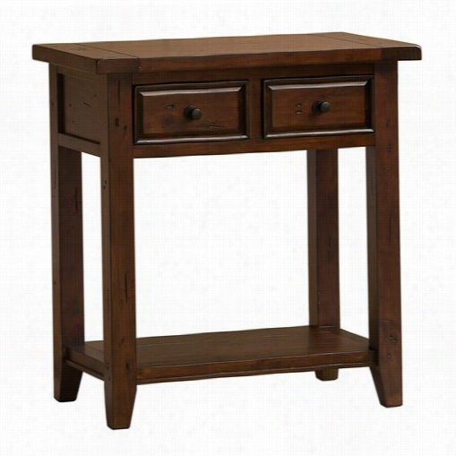 Hillsdale Furntiure 473-896w Tuscan Retreat 2 Drawer Hall/console Tab Le In Rustic Mahogany