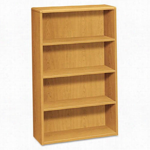 Hon Industrriees Hon10754 10700 Series 4 Shelf Wood Boo Kcase