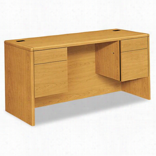 Hon Indusrries Hon10765 10700 Series 60"&qut; Kneespace Credenza Desk With Pedesals