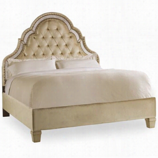 Hooker Furniture 3023-90850 Sanctuary Queen Upholstered Bed In Beige