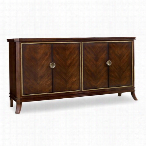 Hooker Furniture 5183-85001 Palisade Four Door Chest In Dark Wood