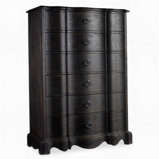 Hooker Furmiture 5280-90010 Corsica Six Drawer Chest In Dark Wood