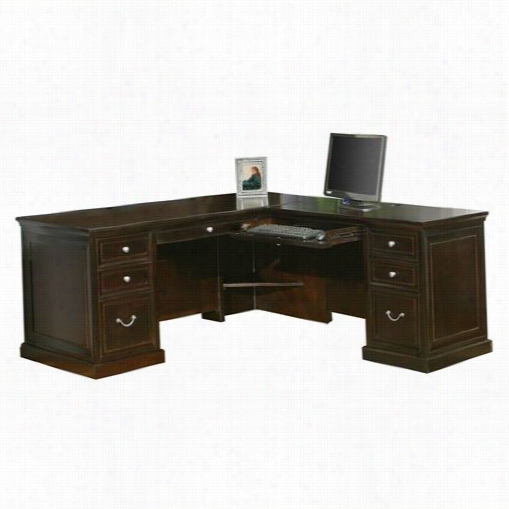 Kathy Ireland Home By Martin Fl684r-fl684r-r Fulton 68"" Righg Hand Facing L-shaped Desk