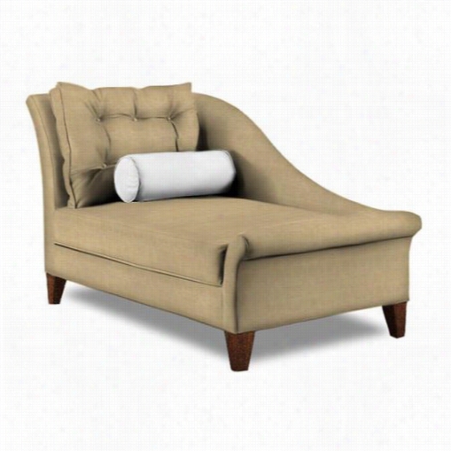 Klaussner 270rcc-chase Lincol Rgith Arm Facing Microsuede Chaise Lounge