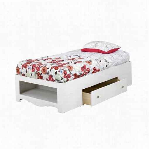 Nexera 313903 Dixie/pixel 1 Drawer Twin Size Storage Bed