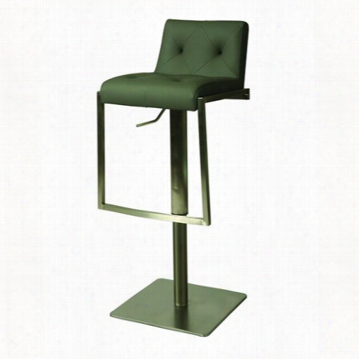 Pastel Funrtiure A-219-ss Adijons Wivel Barstool In  Stainless Steel