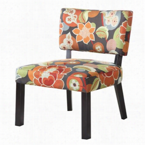 Powell Furniture 383-936 Illustrious Floral Print Accent Chair