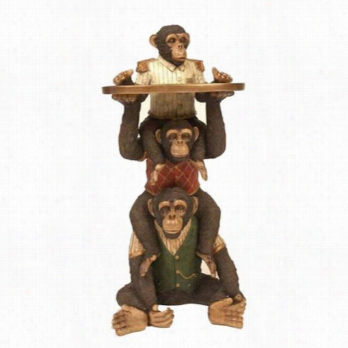 Powell Furniture 729-881 Bombay Stacking Monkey Srvice Table In Multi