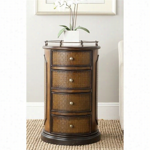 Safavieh Amh4075a Douglas Side Table In Brown