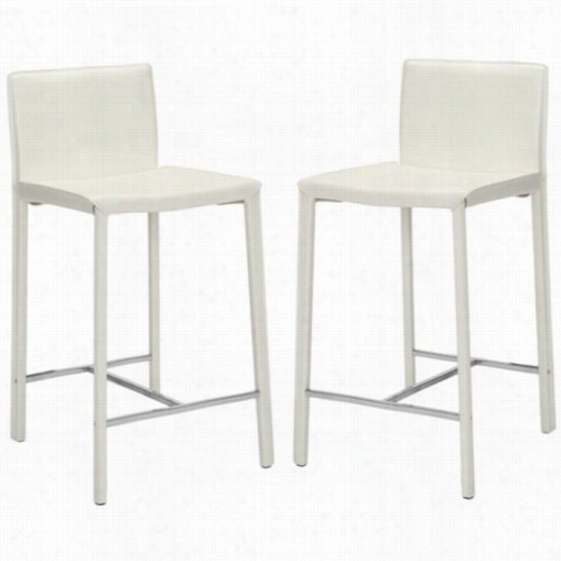 Safavieh Fox2003 Set Of 2 Jason 24"" Counter Stool