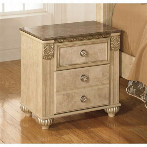 Signature Desogn By Ashley B346-92 Saveaha Two Drawer Nightstand