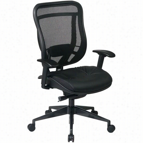 Sapce Seating 818-41g9c18p 818 Succession Executive High Back Office Chair With Leather Seat