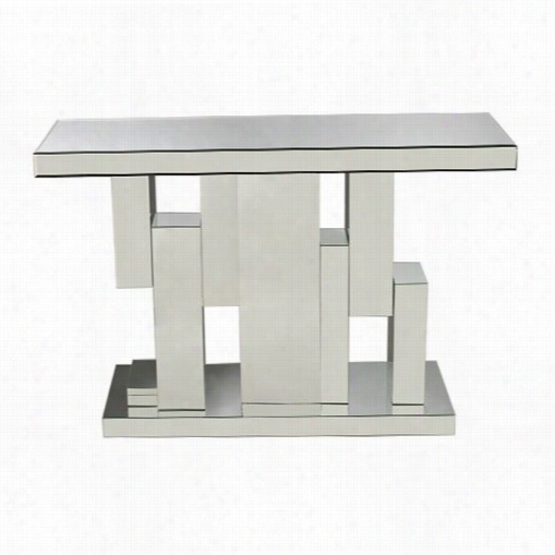 Sterling Industries 114-73 Te Trominoes Mirrored  Console