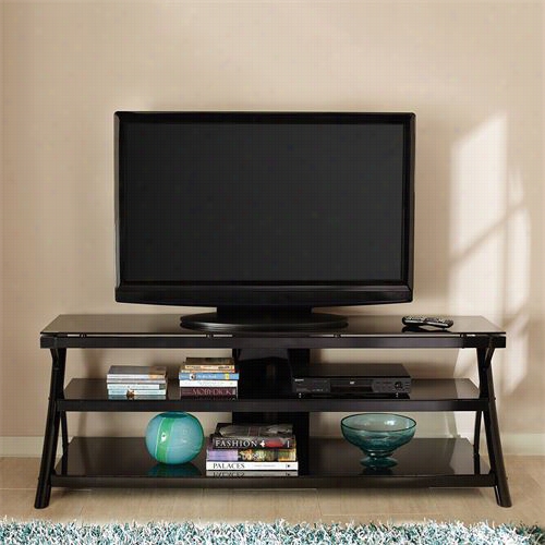 Steve Silvery Ct300tv Cyndi Tv Console In Black