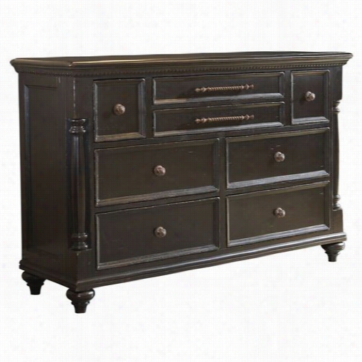 Tommy Bahama 619-233 Kingstown Ston Ypoint Triple Dresser I Tamarid/dar Brown