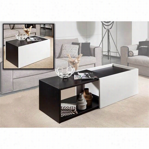 Vig Furniture Vgwcvp220a Mod Rest Elixir Coffee Table In White/black