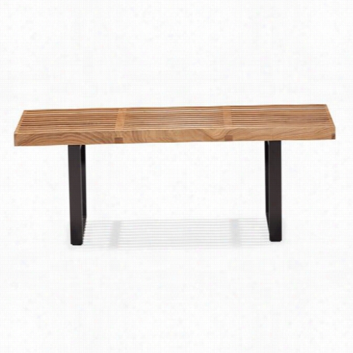 Zuo 500114 Hey Forest Single Bench In Natural