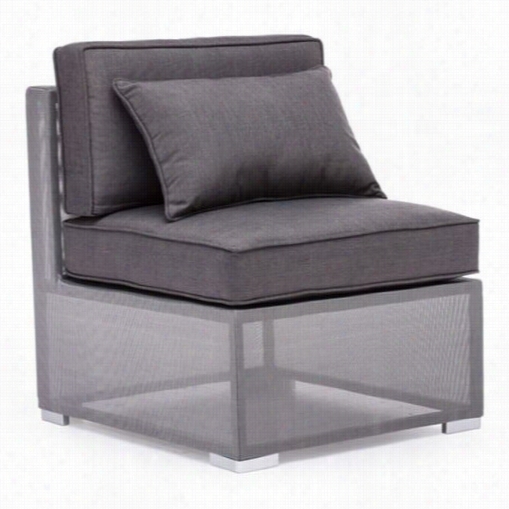 Zuo 70381 Clear Water Bay Middlle Chair In Gray