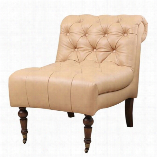 Abbyson Living Mp-3311l-cam Monica Pedersen Ivyy Camel Full Tufted Leather Chairman