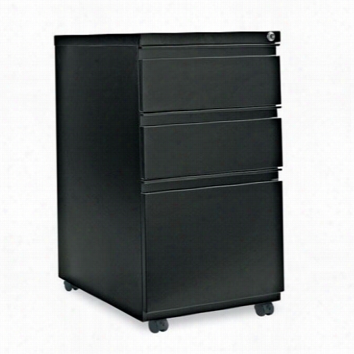 Alera Alepb5 2823 Three-drawer Metal Pedestal File With Full-length Pull