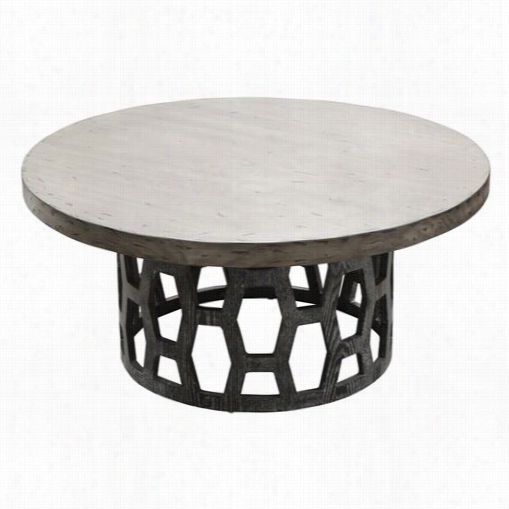 Armen Living Lccncoto Centennial Coffee Table In Grey