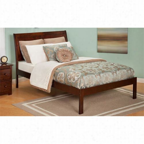 Atlatic Furniturea R894100 Portland Queen Bed With Open Foot Rail