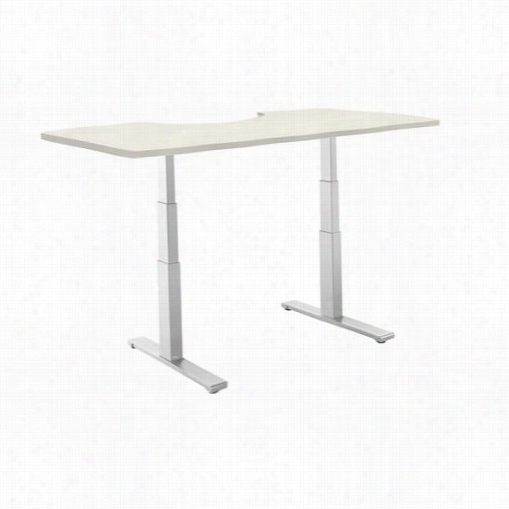 Autonomous Desk A3-a Prmeimu Standing Desk In Grey With Automati C Height Adj Ustable Sit To Stand