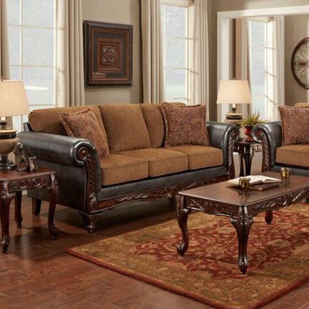 Brown Rogers Dixson Af8603-wc Blink Chestnut Couch In The Opinion Of Wood Accents