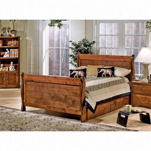 Chelsea Home Furniture 3524489-4491-s Full Sleigh Bed W Ith Tsorage In Cocoa