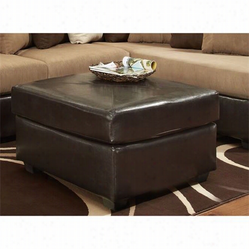 Chelsea Close Furniture 476700-o-tb Corianne Trapper Brown Ottoman