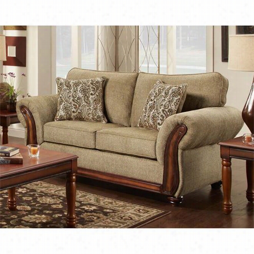 Chelsea Home Furniture 4781-0-l-hc Courtney Hindsight Cocoa Loveseat
