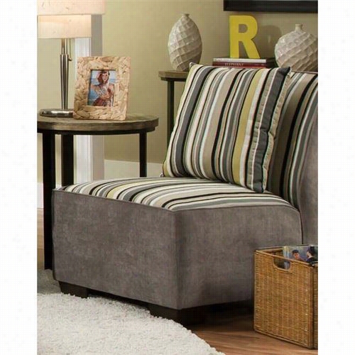 Chelsea Home Furniture 527811 Pansy Accent Chair In Heath Seal/diagonal Stripe Yellowragy