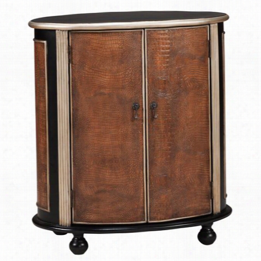 Coast To Coast 61692 Pair Door Cabinet In Jefferson Black And Tan