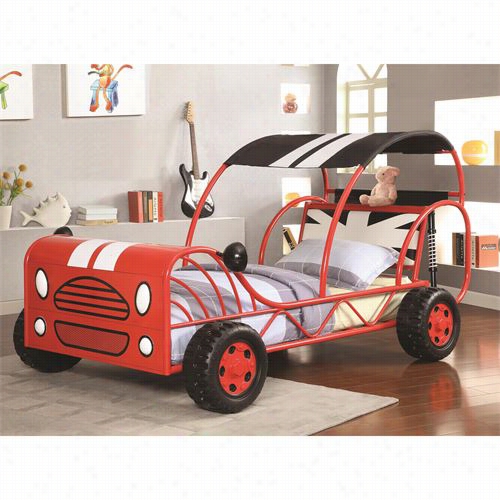 Coaster Furniture 400405 Novelty Car Bed Inred